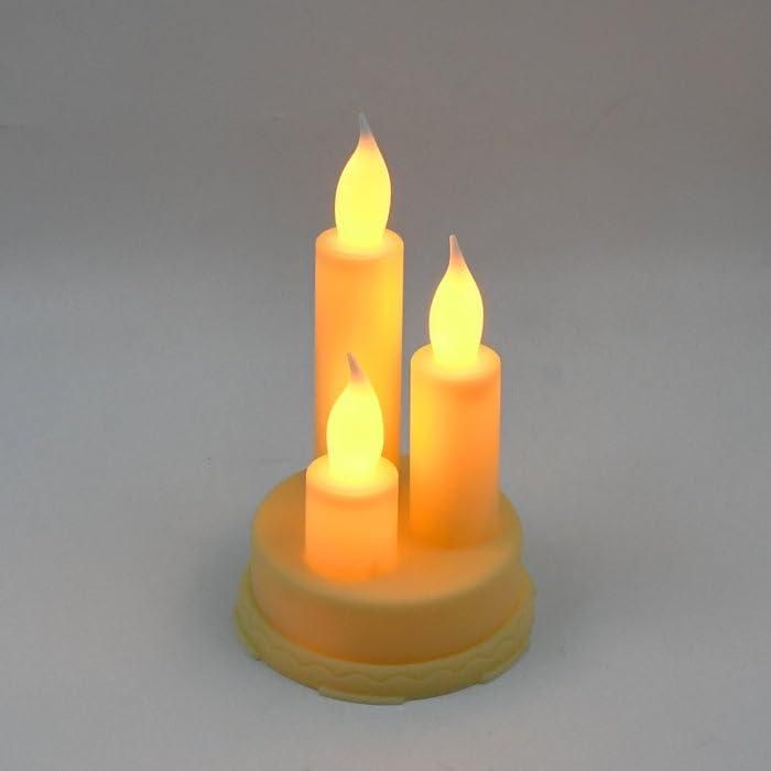 Realistic LED Flameless Candle Set – Warm Glow Home Decor Lights