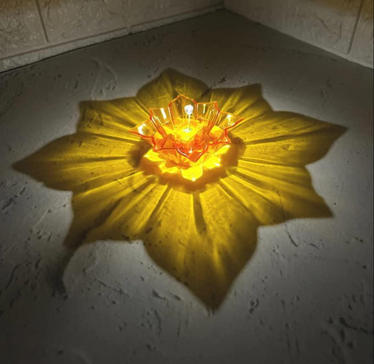 Electric Water Sensor Reflection Led Diyas Candle (Pack Of 6/12/24)