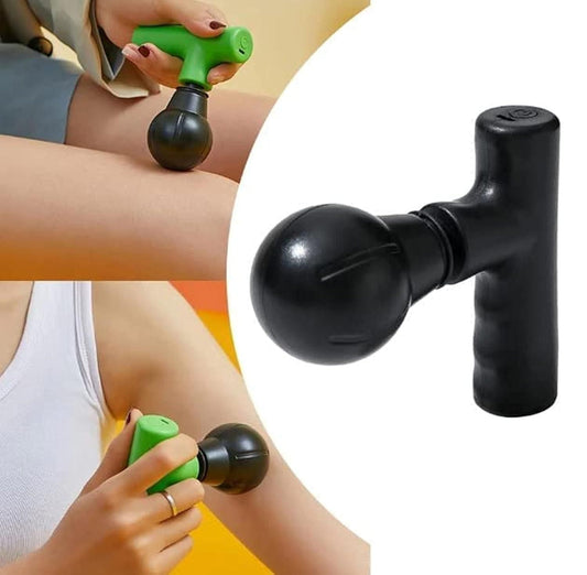 Mini Handheld Deep Tissue Muscle Relaxation Massager – Portable T-Shape Trigger Point Relief Tool