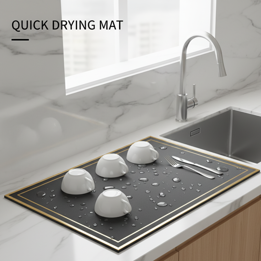 Quick-Drying Kitchen Mat - Pack of 2